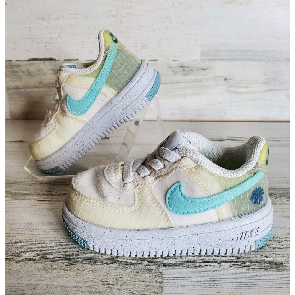 Nike Air Force 1 Crater TD 'White Copa' (DH4089-100) Infant Toddler Size 5C
